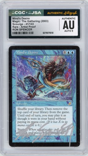 Magic mtg mind wish artist - magic, mind's