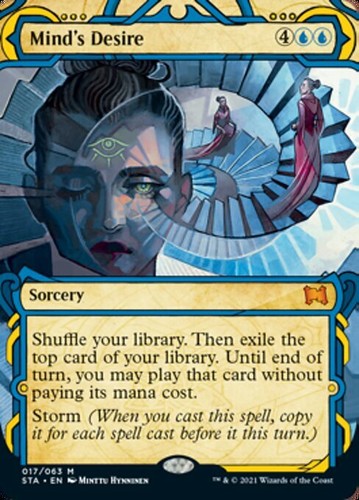 Mtg mind desire - mtg, exc