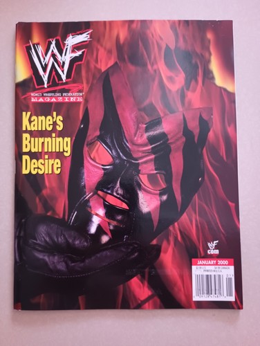 Wwf magazine kane - kane's, burning