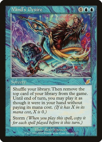 Magic mtg mind desire - magic, en